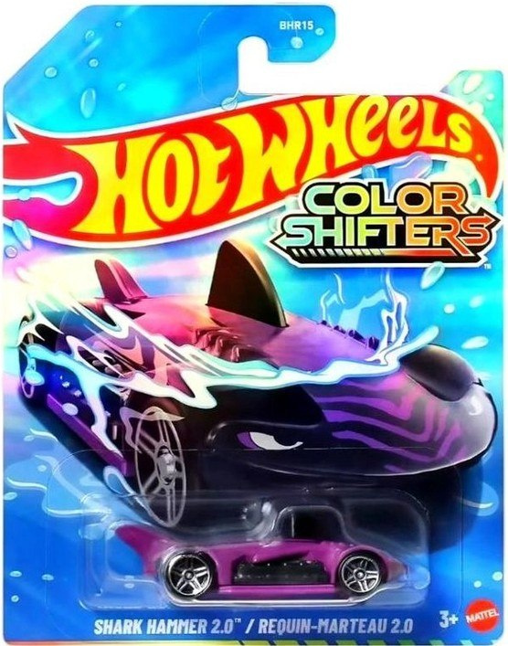 Mattel hot wheels® color shifters shark hammer 2.0