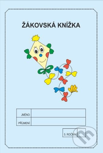 Žákovská knížka 5. ročník - slovní hodnocení (modrá)