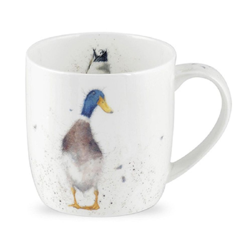 Royal Worcester Porcelánový hrnek Wrendale Designs "Guard Duck", 0,31 l - Kachna