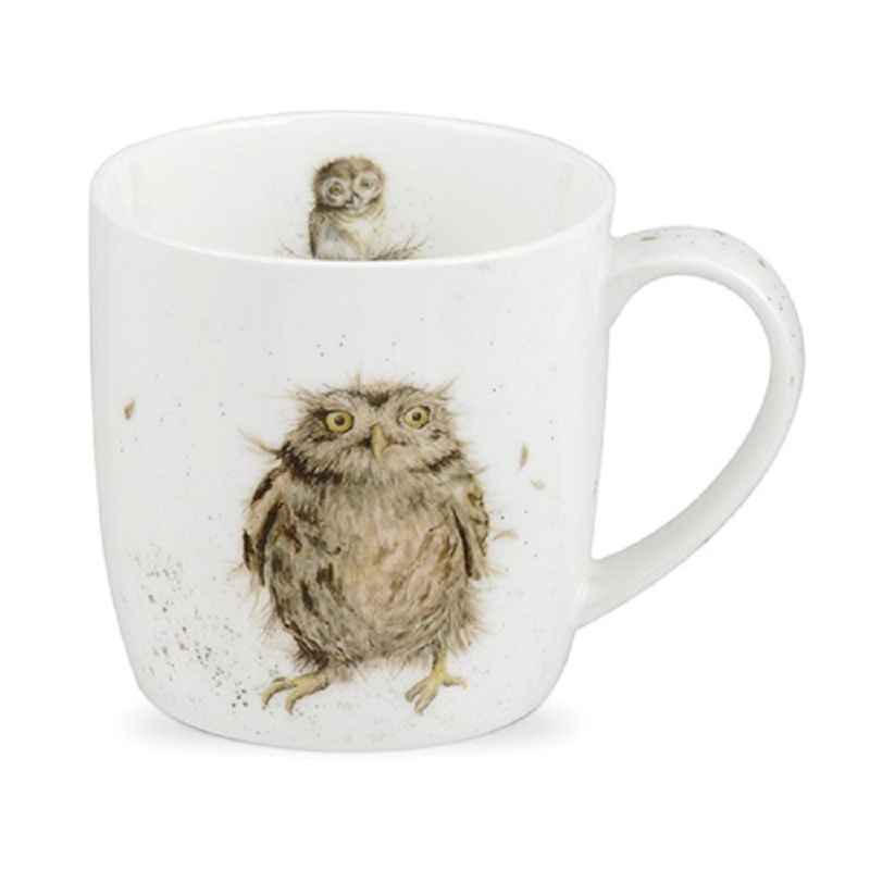Royal Worcester Porcelánový hrnek Wrendale Designs "What a Hoot", 0,31 l - Sova