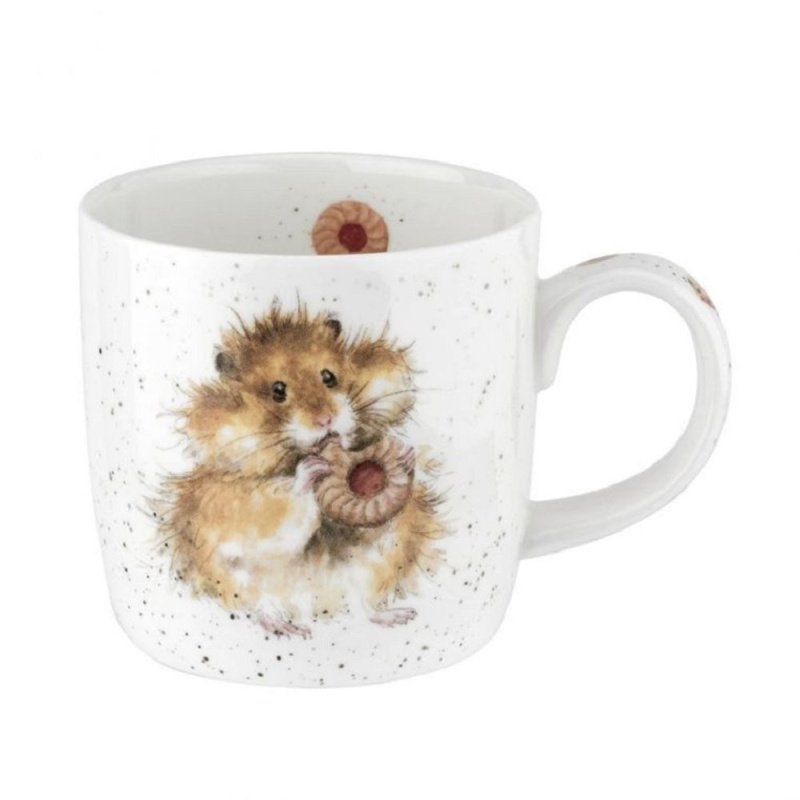 Royal Worcester Porcelánový hrnek Wrendale Designs "Diet Starts Tomorrow", 0,31 l - Křeček