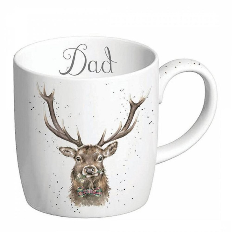 Royal Worcester Porcelánový hrnek Wrendale Designs "Dad", 0,4 l - Pro tatínka