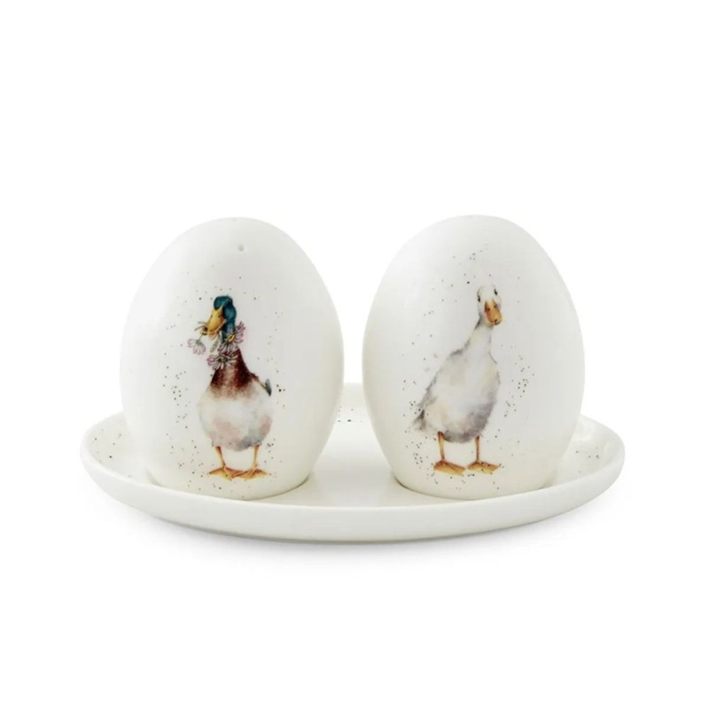 Royal Worcester Porcelánová solnička a pepřenka Wrendale Designs - Kachny