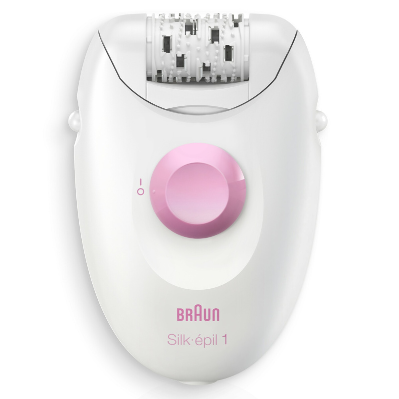 BRAUN Silk-épil 1 elektrický epilátor 1-010 bílá/růžová