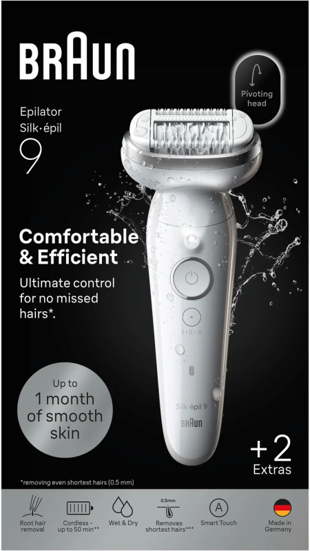 Braun Silk-épil 9 9000 epilátor na nohy, tělo a podpaží 1 ks