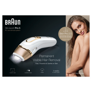 Braun Silk-expert PRO 5 IPL5052 IPL epilátor na tělo, tvář, oblast bikin a podpaží 1 ks