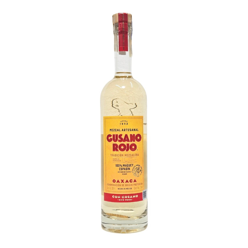 Gusano Rojo Mezcal Oaxaca 38%  0,7 l