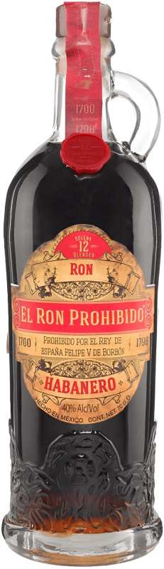 Ron Prohibido Reserva 12YO 40% 0,7l (holá lahev)