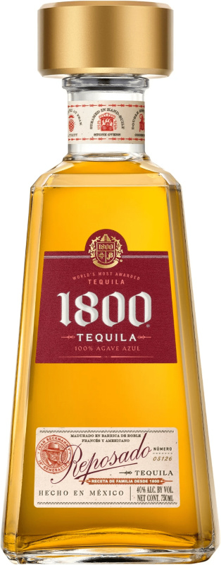 1800 Reposado 100% de Agave 38 % 0,7 l