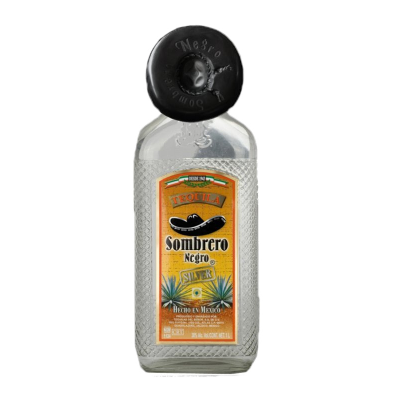 Tequilas del Seňor Tequila Sombrero Negro Silver 1l 38%