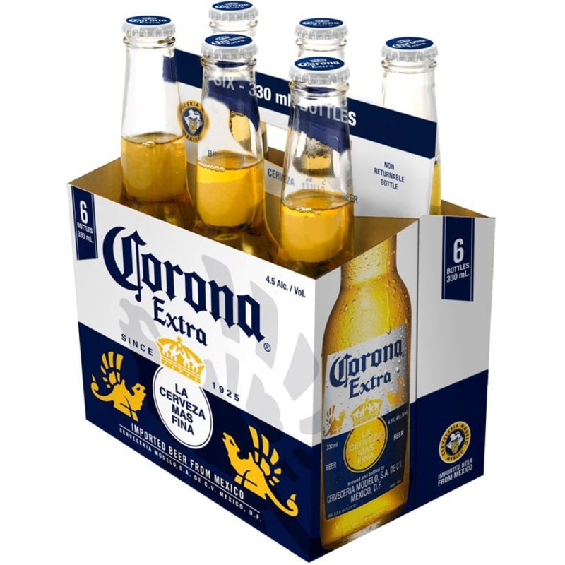 Corona Extra Pivo ležák světlý 6×0,330 l