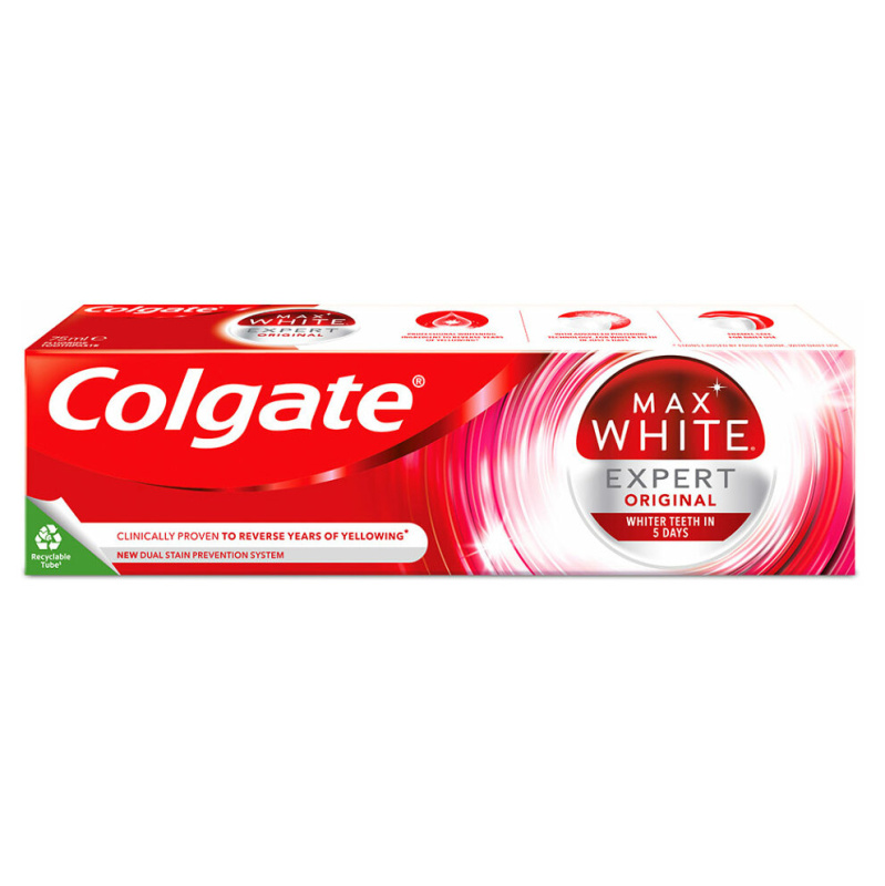 Colgate Max White Expert Original bělicí zubní pasta 75 ml
