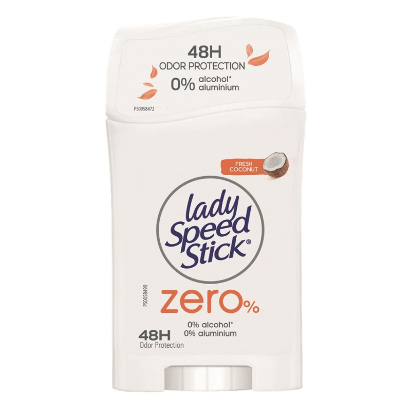 Lady Speed Stick Zero Fresh Coconut tuhý deodorant bez obsahu hliníkových solí 40 g