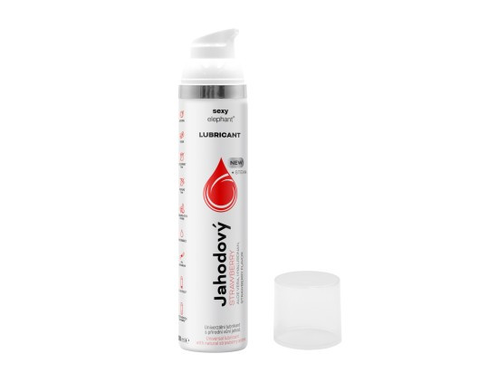 Sexy Elephant Jahodový lubrikační gel  (100 ml)