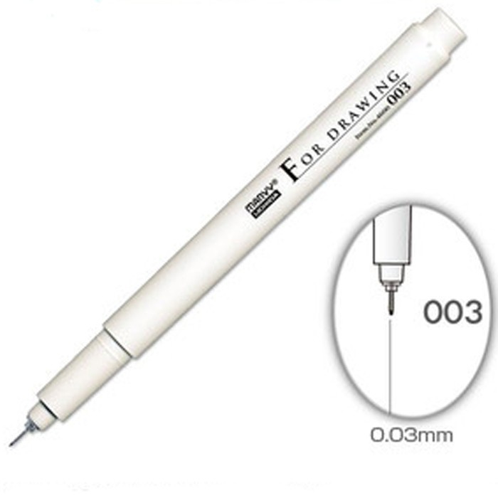 Technický popisovač (1ks) černý vel. 0.03mm