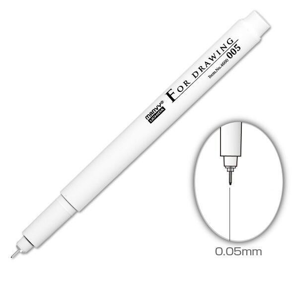 Technický popisovač (1ks) černý vel. 0.05mm