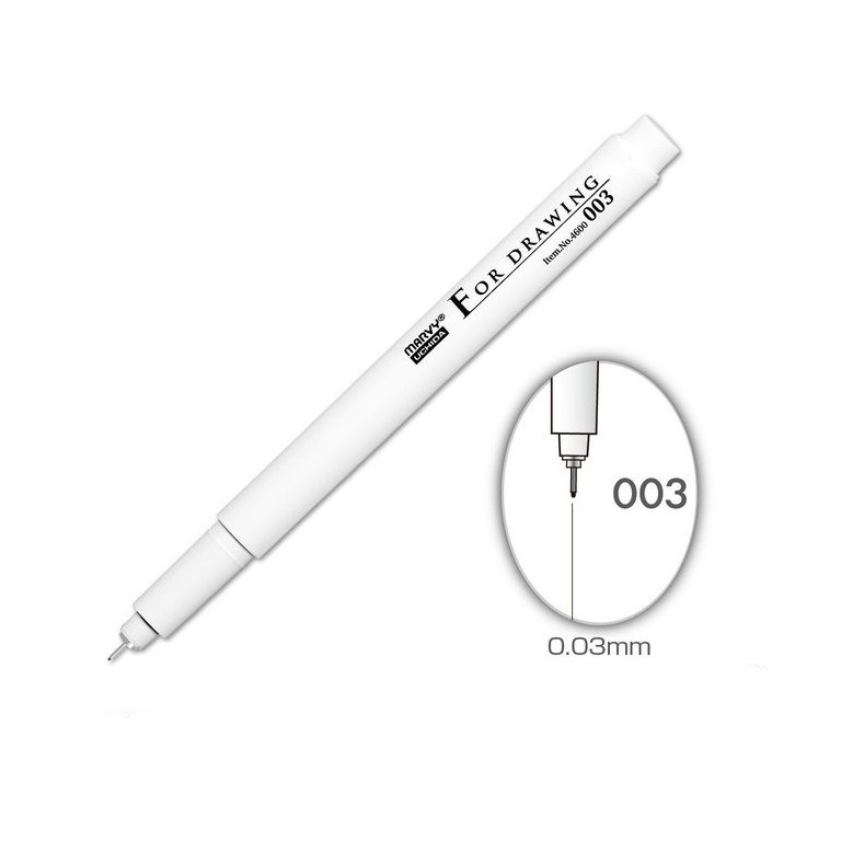 Technický popisovač (1ks) černý vel. 0.3mm