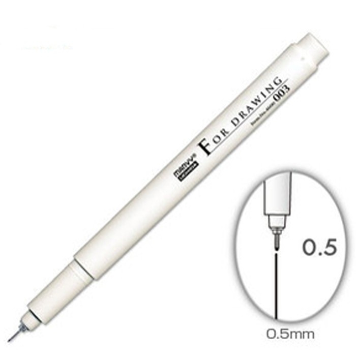 Technický popisovač (1ks) černý vel. 0.5mm