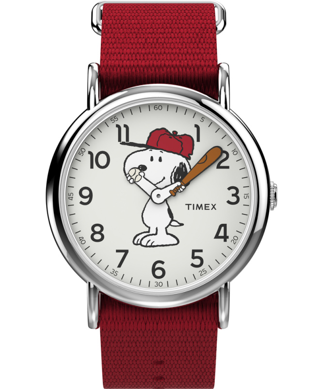 TIMEX Peanuts Weekender Snoopy Baseball hodinky