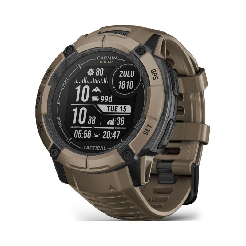 Garmin Instinct 2X Solar Tactical chytré hodinky Coyote