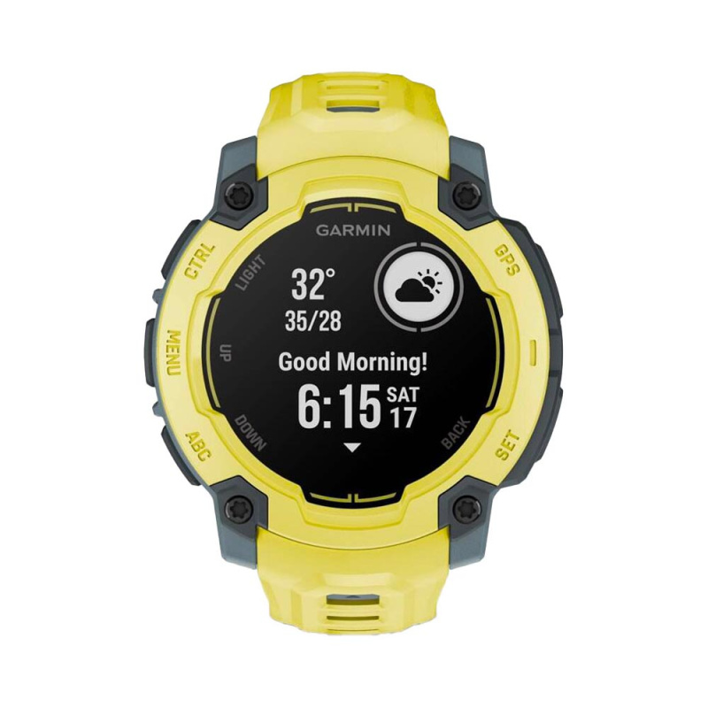 Garmin Instinct E – 45 mm, Electric lime s electric lime páskem Zelená