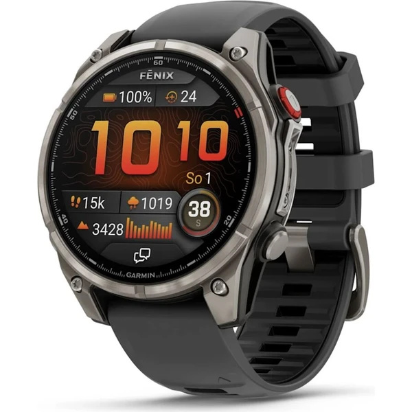 Garmin Fenix 8 PRO 47mm AMOLED Sapphire Titanium Graphite 010-03198-11 Titanová