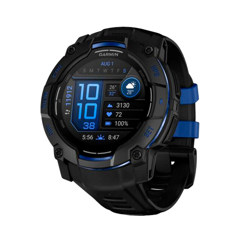 Garmin Instinct 3 AMOLED 50 mm chytré hodinky Black/Blue