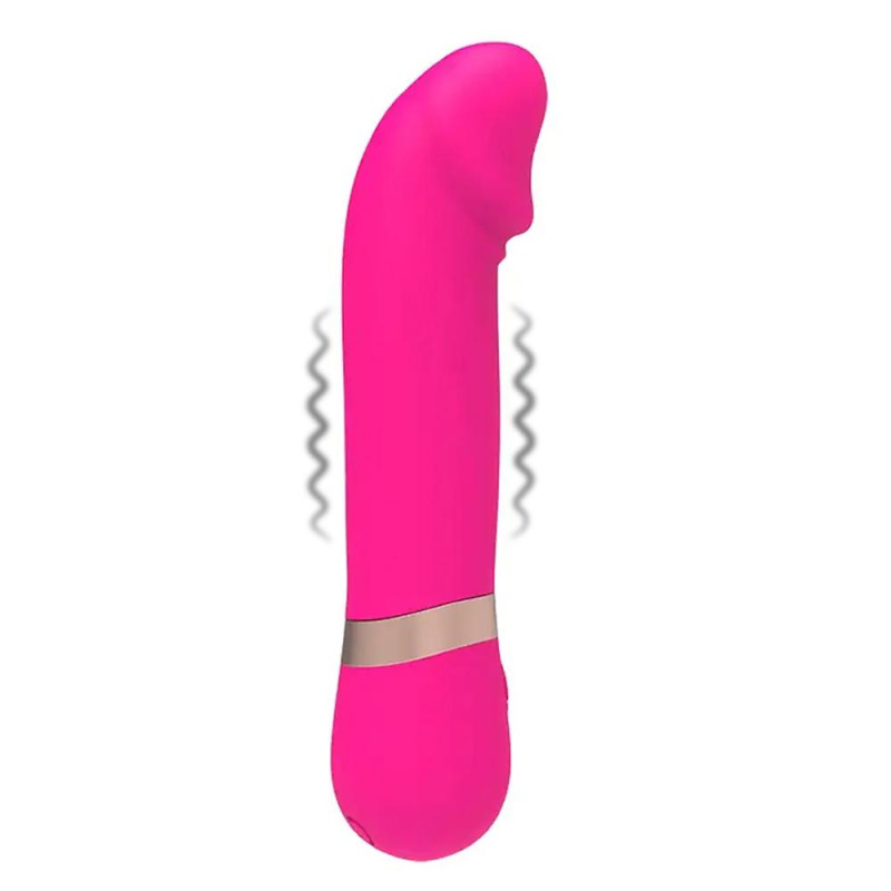 Lucius dobíjecí realistický minivibrátor růžový