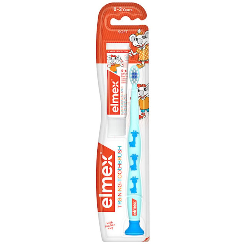 Elmex Caries Protection Kids zubní kartáček pro děti soft + mini pasta 1 ks