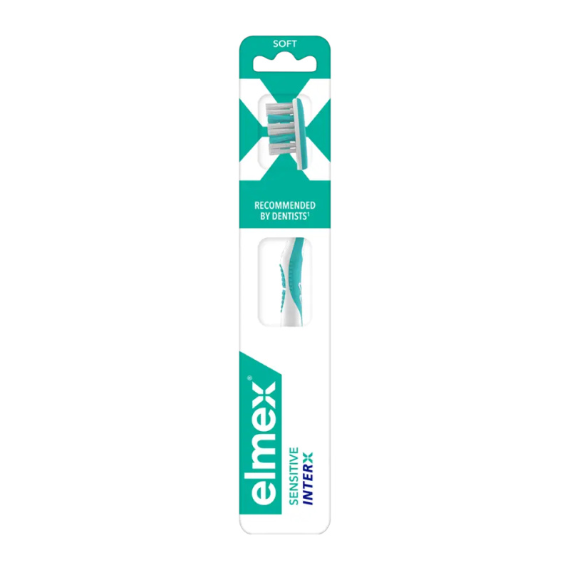 Elmex Sensitive zubní kartáček extra soft Green & Yellow 1 ks