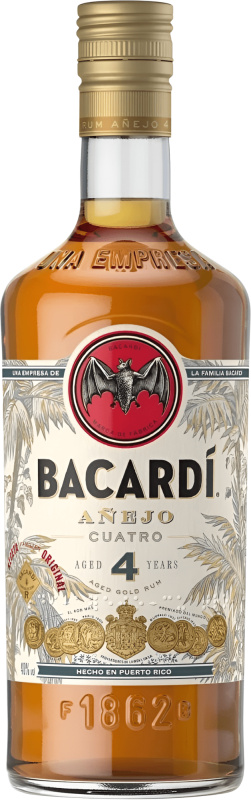 Bacardí Bacardi Anejo Cuatro 0,7 l