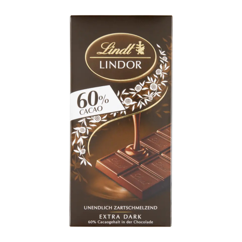 Lindor Hořká čokoláda s jemnou náplní Lindt
