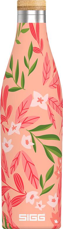 Sigg Dvoustěnná nerezová láhev na vodu Meridian Sumatra Flowers, 0,5 l 8970.80