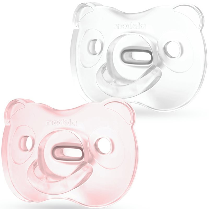 Medela Soft Silicone Soother Girl 0-6m dudlík 0-6m 2 ks