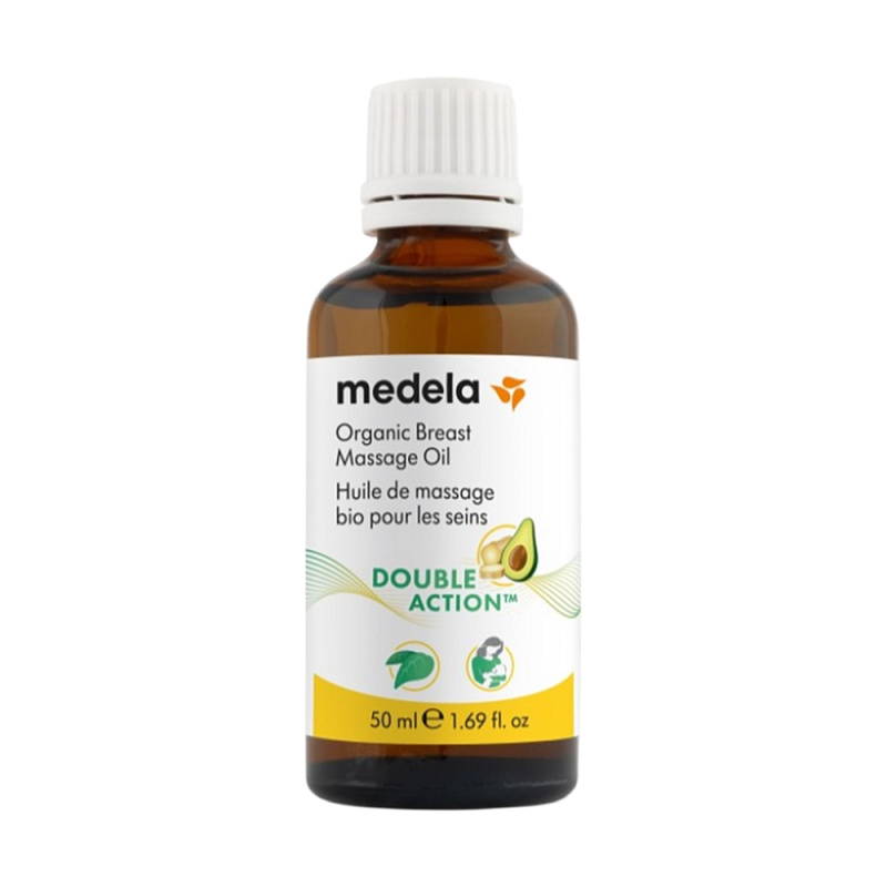 Medela Organic Breast Massage Oil masážní olej na prsa 50 ml