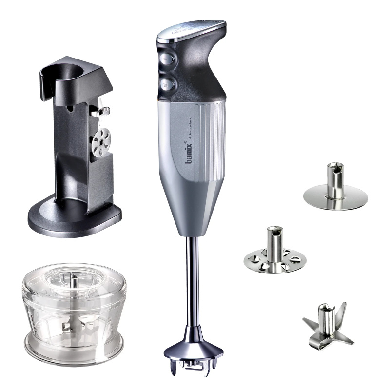 Bamix Tyčový mixér Deluxe, typ C, 200 W, stříbrná 1010.006