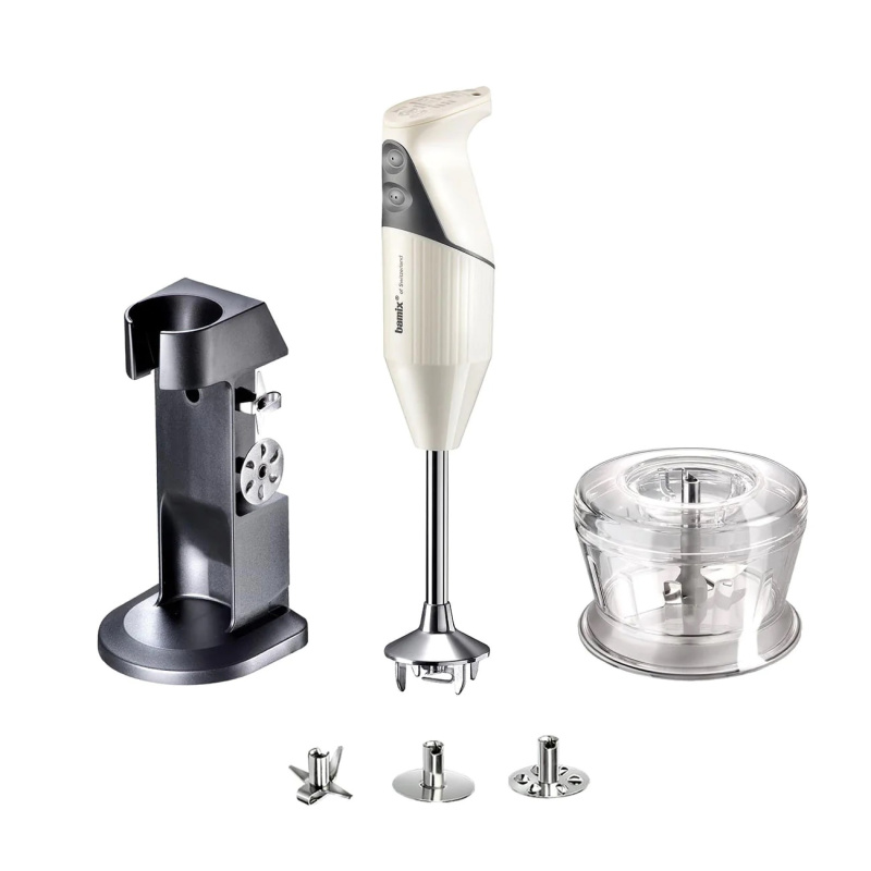 Bamix Ponorný tyčový mixér Deluxe, typ D, 200 W, krémová 1010.024