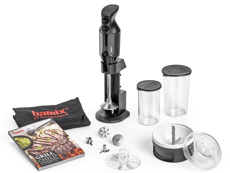 Bamix Ponorný tyčový mixér BBQ, 200 W, černý 1002.001