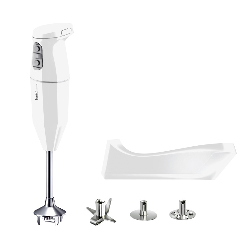 Bamix Bezdrátový tyčový mixér Cordless Plus, bílá 1121.002