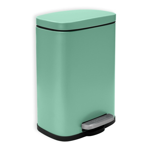 Spirella Spirella pedálový odpadkový koš akira matná zelená ocel 5 l 10.19838