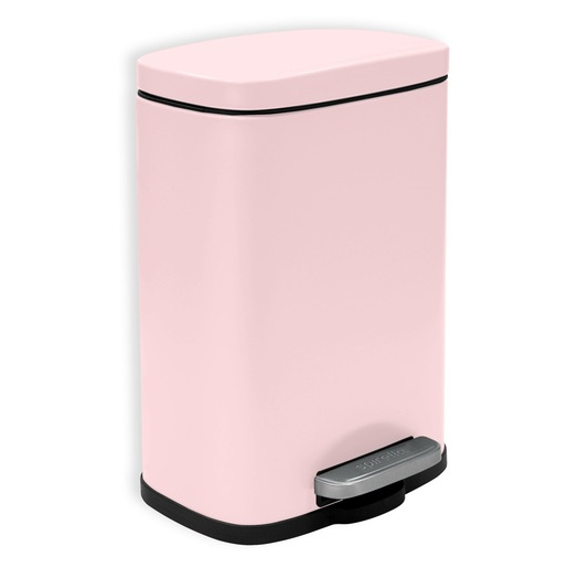 Spirella Spirella pedálový odpadkový koš akira matná růžová ocel 5 l 10.20817