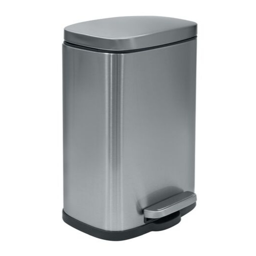 Spirella Spirella pedálový odpadkový koš akira kartáčovaná nerez ocel soft-close 12 l 10.21564