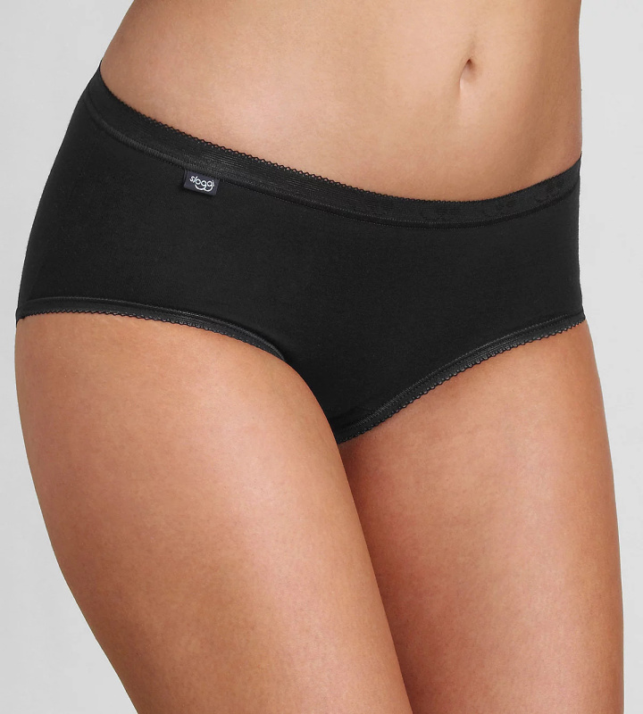 Kalhotky Sloggi Basic+ Midi 2P černá 0004 - Triumph černá 38