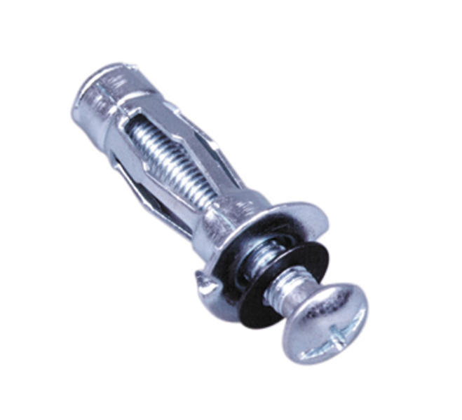 Rozpěrná hmoždinka 4 mm a šrouby (volné)