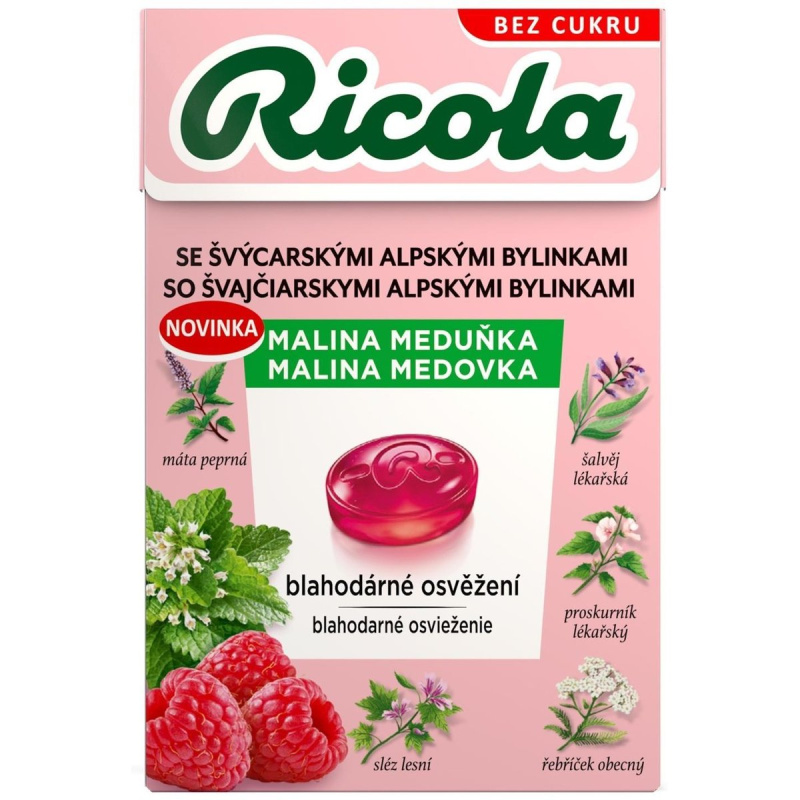 Ricola Malina a meduňka