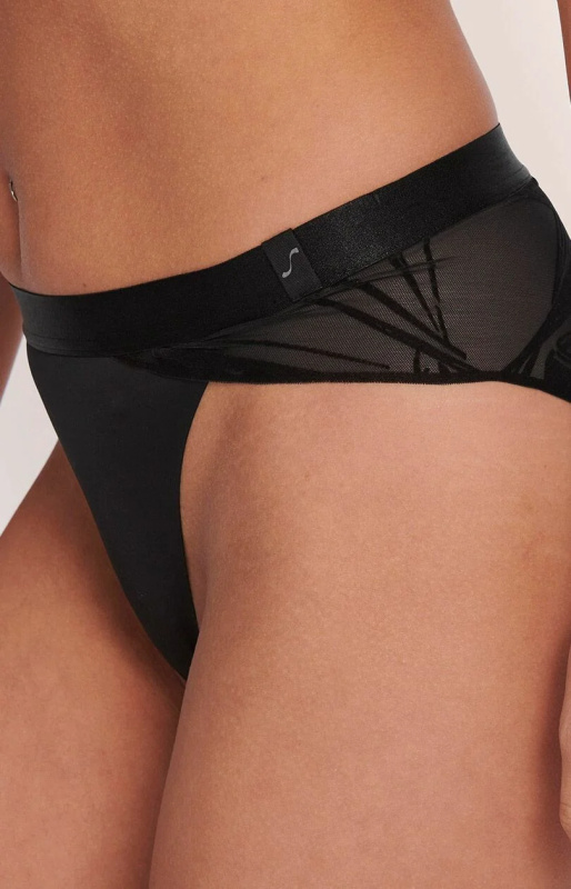 Dámské kalhotky Rosie Woods Ultra High Leg - Sloggi černá (0004) 000S