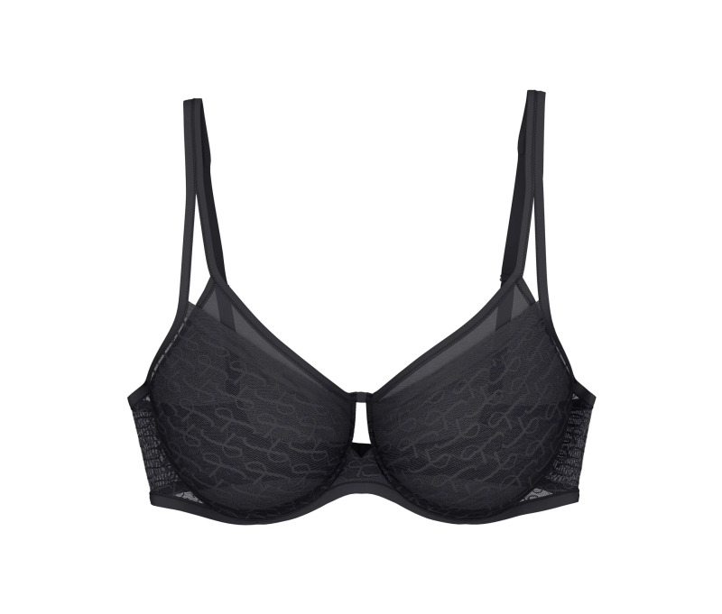 Dámská podprsenka Triumph Signature Sheer W01 EX - Triumph černá (0004) 080F