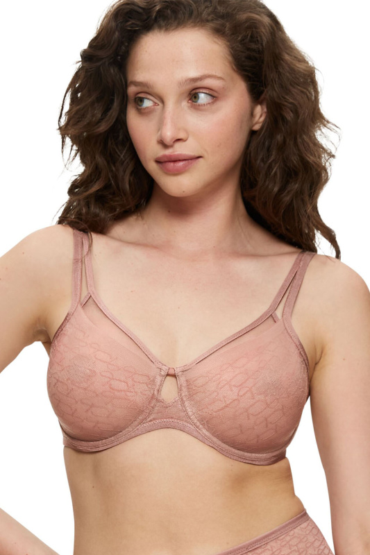 Podprsenka Triumph 10215906 Signature Sheer W01 EX Barva: Hnědá, Velikost: 90D