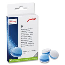 Jura - třífázové čisticí tablety - 6 ks