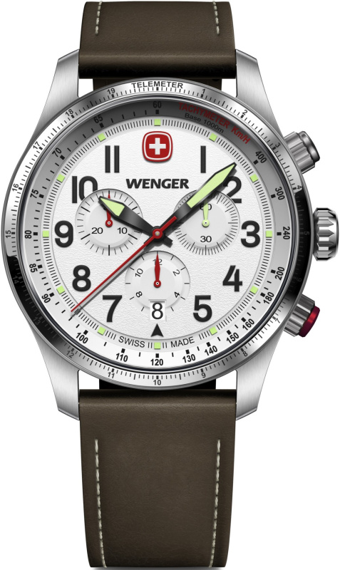 Wenger 01.0543.109 Terragraph Chrono 43mm 10ATM
